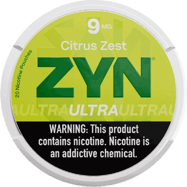 ZYN Ultra Citrus Zest 9mg